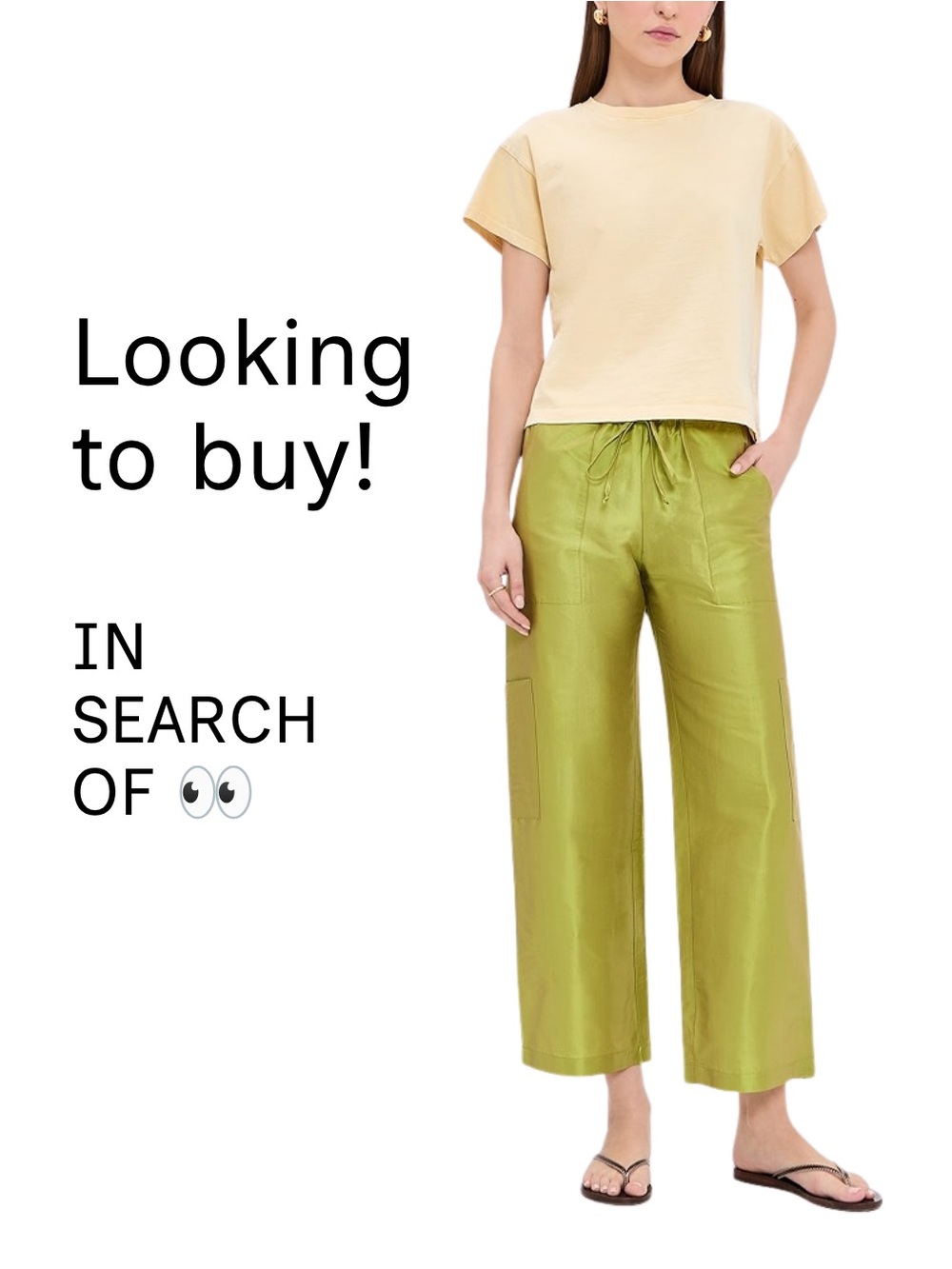 ISO Donni Taffeta Cargo Pant